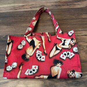 Red Pinup Hand Bag